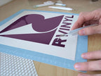 3M 7125 Purple Gloss Permanent Adhesive Vinyl Roll - Image 4
