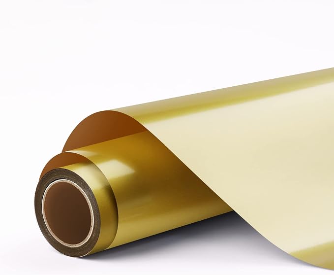 HTVRONT Gold Permanent Vinyl, Silhouette, Scrapbooking, Die Cutters by HTVRONT