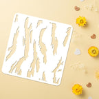 FINGERINSPIRE 3 Pcs Layered Snake Print Camouflage Stencil 11.8x11.8 inch - Image 3