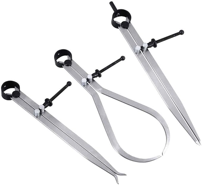 Big Horn 19053C 3 Pieces 8-Inch Spring Caliper / Divider Set - Image 2