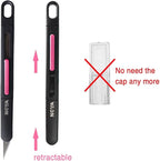 Nova Precision Craft & Hobby Knife, Premium Safety Cutter - Image 2