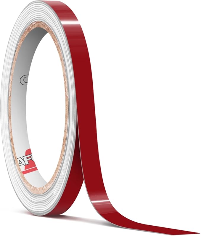 ORACAL 651 Gloss Dark Red Permanent Vinyl Tape Roll – Premium Adhesive Film by Orafol