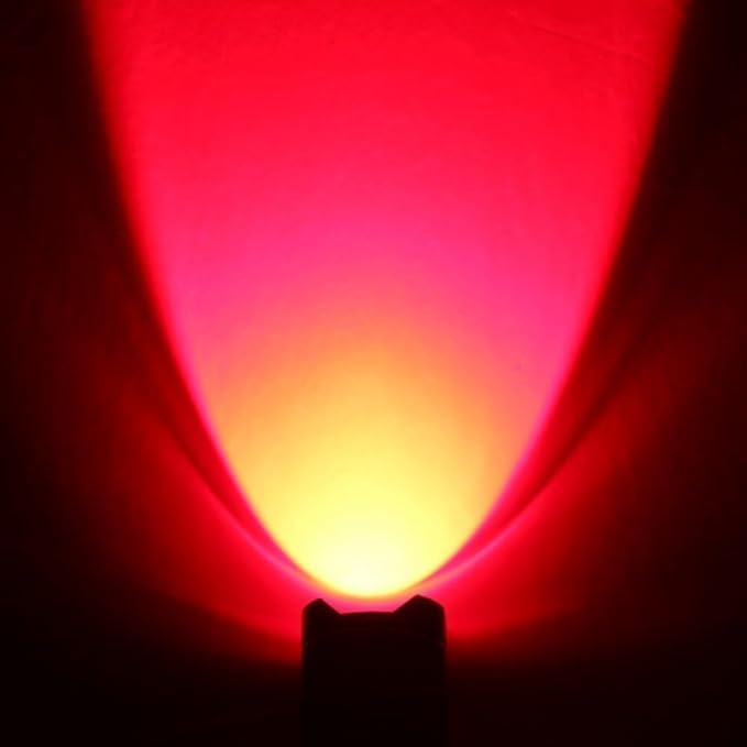 2 Pack Red Light Flashlight Red LDE Red Flashlight Night Vision Torch - Image 6