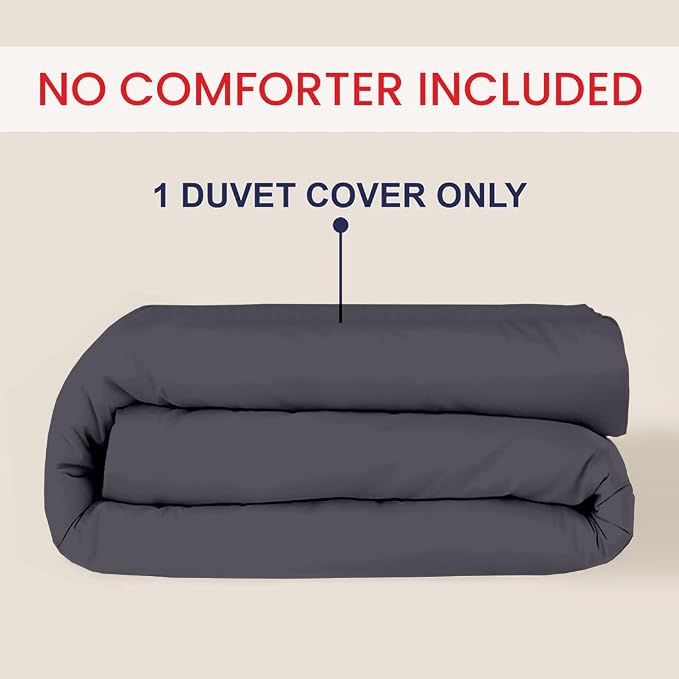 Kotton Culture 1 Pc Duvet Cover Queen Size/Full Size-100% Egyptian Cotton 600 - Image 2