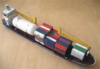 MOUDOAUER 1/400 Polish Gdansk Cargo Ship Paper Model Set - Image 5