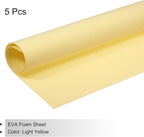 MECCANIXITY EVA Foam Sheets Light Yellow 19.7 Inch x 35.4 Inch 1mm Thick Crafts - Image 3
