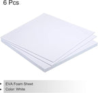 MECCANIXITY EVA Foam Sheets White 9.8 Inch x 9.8 Inch 3mm Thick Crafts Foam - Image 3