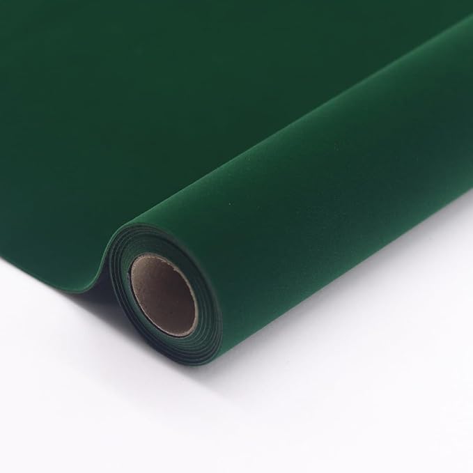 Green Large Size Self Adhesive Soft Velvet Drawer Liner DIY Fabric Felt Liner by TAOGIFT