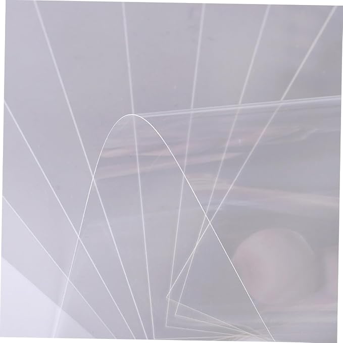 NUOBESTY Transparent Plastic Sheets 10 Pieces Clear Pet Film Sheets - Image 7