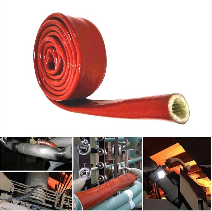 Fuel Line Heat Shield Insulation Heat Shielded Fire Thermo Armor Fire Sleeve - Image 4