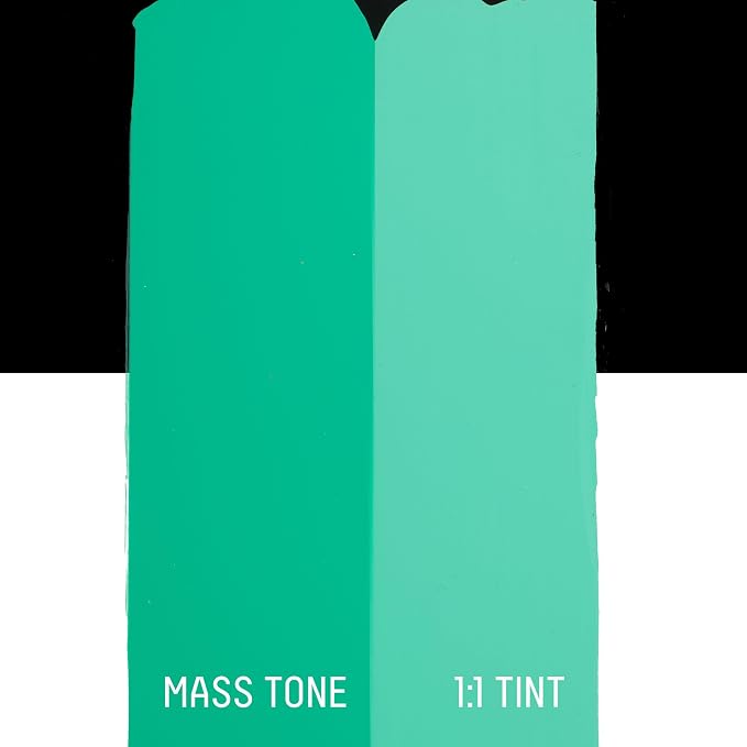 Liquitex BASICS Acrylic Paint, 250ml Tube, Bright Aqua Green - Image 3