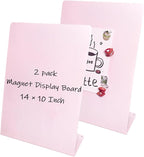 2 Pack Metal Pink Magnet Display Board by Unknown