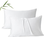4 Pack Cooling Pillow Cases, Viscose Derived from Bamboo Pillow Protectors King by ShunjieHome