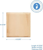 Unfinished Wooden Coasters 4.7", by Woodpeckers - Image 4