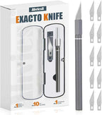 Exacto Knife Set, 10 Sharp #11 Hobby Knife Blades, Storage Case – by Unknown