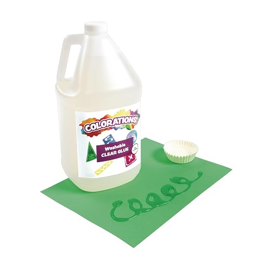 Colorations Washable Clear Glue, 1 Gallon, Bulk School and Scrapbook Supplies - Image 4