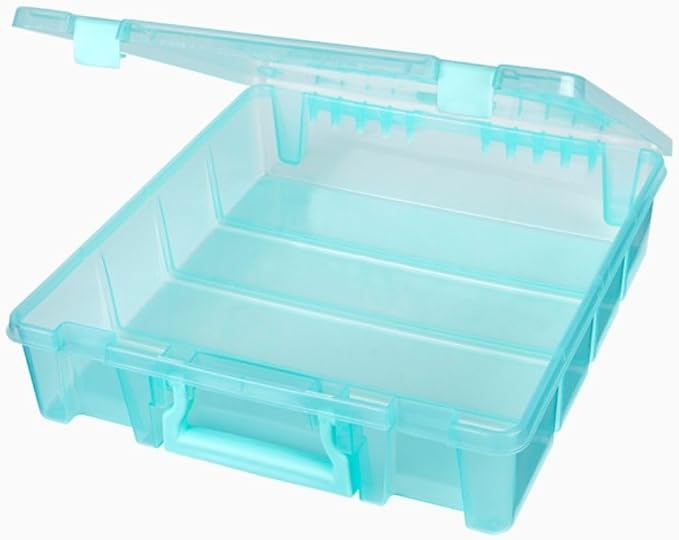 ArtBin 6955AA Super Satchel Compartment Box Clear Craft Organizer Storage Case - Image 2