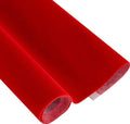 Red Self Adhesive Plush Velvet Fabric Sheets Velvet Flock Paper Roll Soft by AINITAOCOM