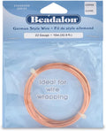 Beadalon German Style Wrapping Wire, 22 Gauge, 10 m / 32.8 ft by Beadalon