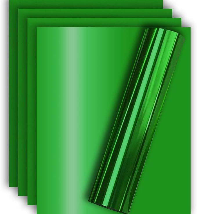 Green Foil HTV Heat Transfer Vinyl by TvinylWarehouse