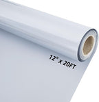 guangyintong Reflective Heat Transfer Vinyl HTV Rolls, Light Grey HTV Vinyl by guangyintong