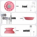 MAIRUI Wired Earbud Case Earphone Headphone Cord Organizer Wrap Soft Silicone - Image 3