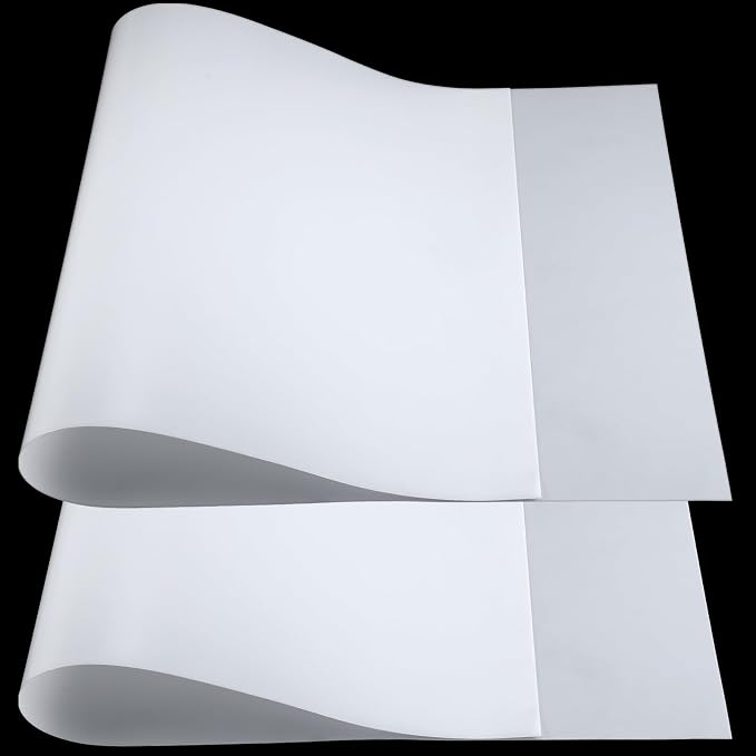 Pushglossy 2 Pcs 48" x 24" x 1/30'' Plastic Sheets by Pushglossy