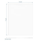 KAITELA Clear Acrylic Sheet 5" x 7" Cast Plexiglass Panel 1/8" Thick - Image 3