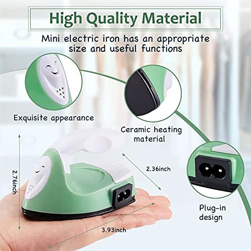 Honoson Mini Craft Iron Mini Heat Press Small Iron 3.93 x 2.36 x 2.76 in - Image 2