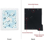 Laura Ashley 8x10 White Flower Textured Hand-Crafted Resin Picture Frame - Image 2