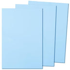 Light Baby Blue Cast Acrylic Sheets 1/8 Thick, 12x8 inch, by Craftiff