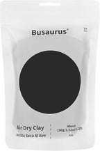 100g Black Air Dry Foam Clay, DIY Magic Model Clay by BusaurusToys