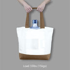 TOPDesign 1-Pack Super Strong Large 12oz Cotton Canvas Tote Bag, Reusable - Image 6