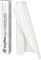 VinylRus Heat Transfer Vinyl-12” x 8ft Iron on Vinyl Roll by VinylRus