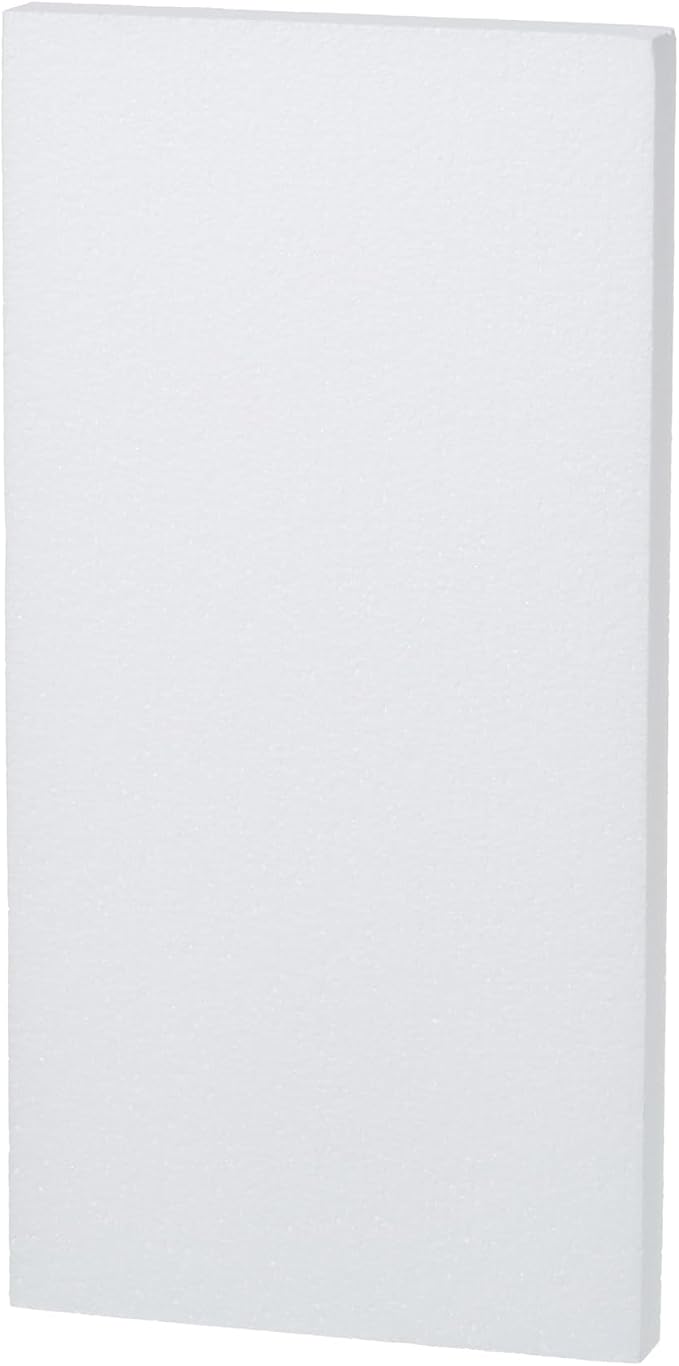 Crafare 4 Pack Craft Foam Blocks 14X7X1in Polystyrene Brick Rectangle - Image 3