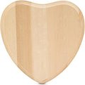 Wooden Hearts 7 inch Pack of 2 Wood Heart Valentine's Crafts Mother's Day Craft by Woodpeckers