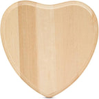 Wooden Hearts 7 inch Pack of 2 Wood Heart Valentine's Crafts Mother's Day Craft by Woodpeckers