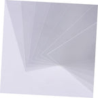 NUOBESTY Transparent Plastic Sheets 10 Pieces Clear Pet Film Sheets - Image 4