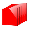 Gute 6Pcs Cast Acrylic Sheet, Acrylic Sheet Opaque Plastic Sheet 8 x 8 Inch by GUTE
