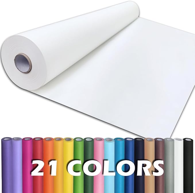 PerkHomy White Kraft Paper Roll 36" x 3 by PerkHomy