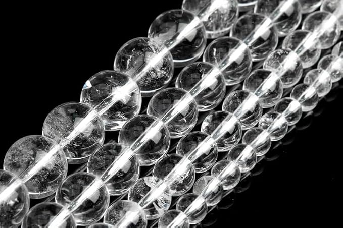 Zenkeeper 116 Pcs Clear Quartz Beads - Image 6