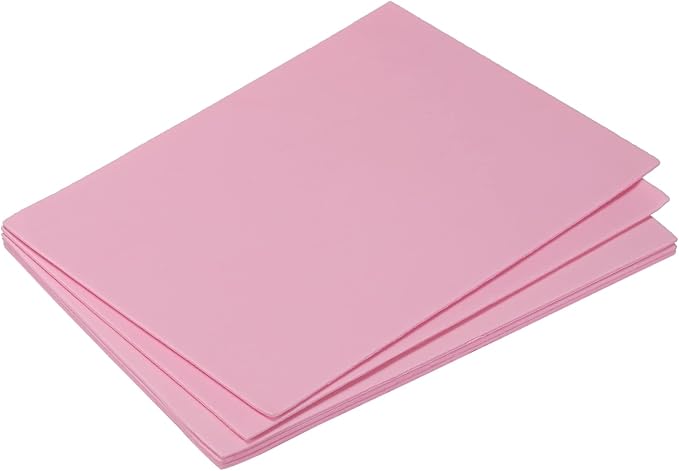 MECCANIXITY EVA Foam Sheets Pink 7.6 Inch x 5.9 Inch 2mm Thickness by MECCANIXITY