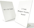 2 Pack Metal White Magnet Display Board by Unknown