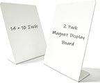 2 Pack Metal White Magnet Display Board by Unknown
