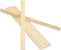 MECCANIXITY 10Pcs Wood Strips Slats, 5/64" x 7/8" x 12" Thin Wood Sticks Flat by MECCANIXITY