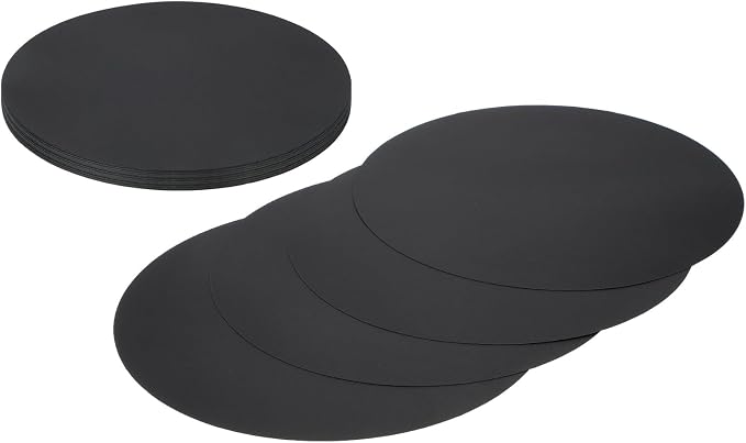MECCANIXITY 24 Pcs Circle Card Stock, 13 Inch Round Cutouts Paper Thick by MECCANIXITY