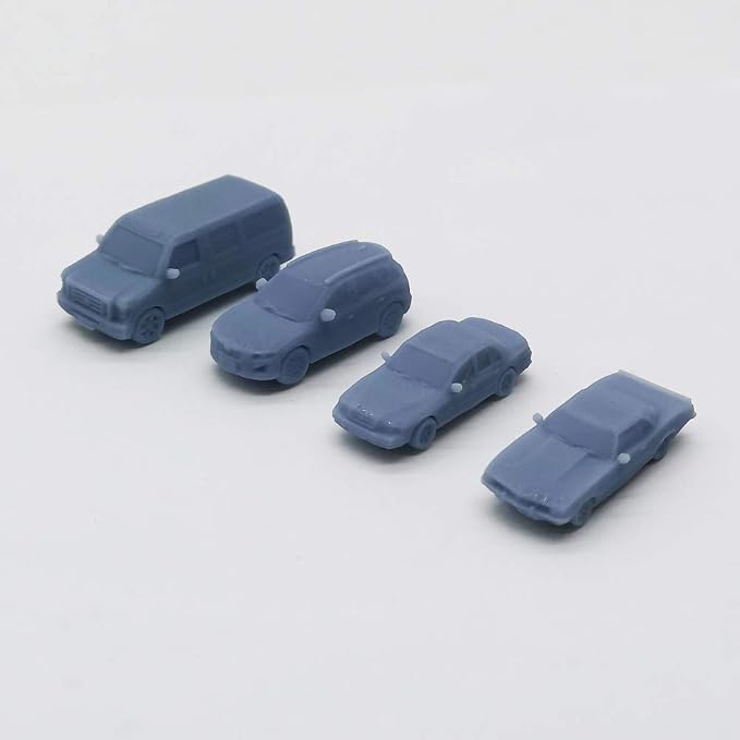 Outland Models Model Railroad Layout Modern Car Set Muscle Sedan SUV Van Scale N by OutlandModelsOfficial
