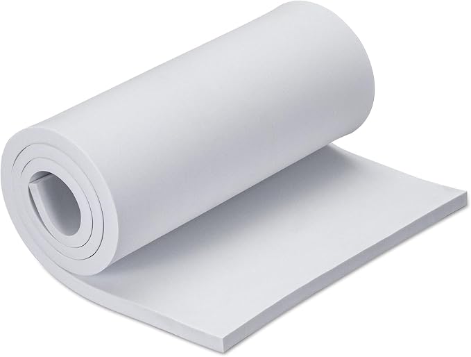 15mm Thick White Eva Foam Cosplay Sheets roll, 13.9" x 39" Premium eva Craft by MEARCOOH