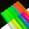 Fluorescent Glow in Dark HTV, Luminous Heat Transfer Lettering Film Glow in The by Unknown