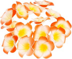 Pursuestar 100Pcs Orange Foam Hawaiian Frangipani Artificial Plumeria Flower by Pursuestar